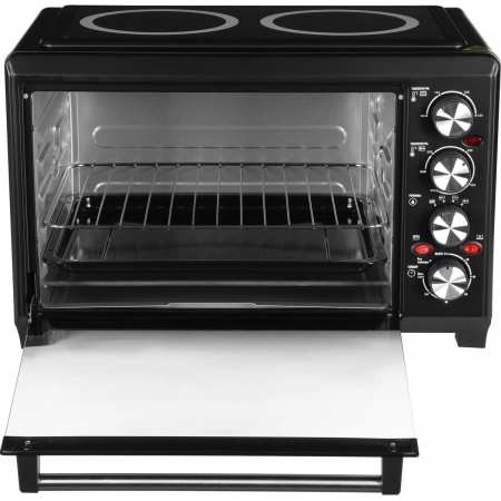 Мини-печь Hyundai MIO-HY086 38л. 1600Вт черный, фото , изображение 8