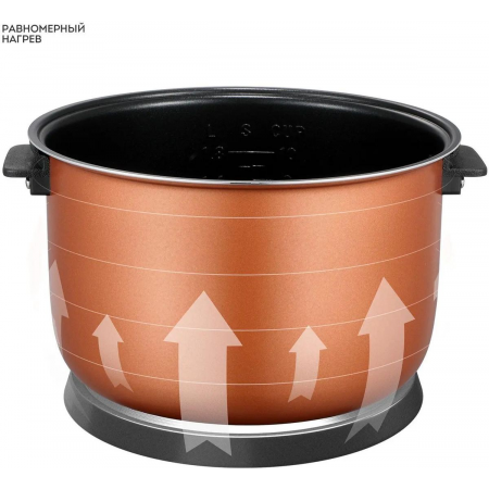 Мультиварка Galaxy GL 2649 5л 1100Вт черный/серебристый, фото , изображение 7