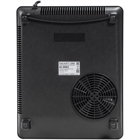 Электроплитка Galaxy LINE GL3063, черная(6шт) Индукционная плитка 2000 Вт, 6 программ приготовления: тушение, жарка, рис , суп, каша. Блокировка от детей, регулировка температуры в диапазоне 80-270 °С, диапазон параметров  мощности от 200-2000 Вт, таймер , фото , изображение 4