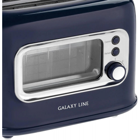 Тостер Galaxy Line GL 2913, синий, пластик, 900 Вт, фото , изображение 4 Тостер Galaxy Line GL 2913, синий, пластик, 900 Вт, фото , изображение 4