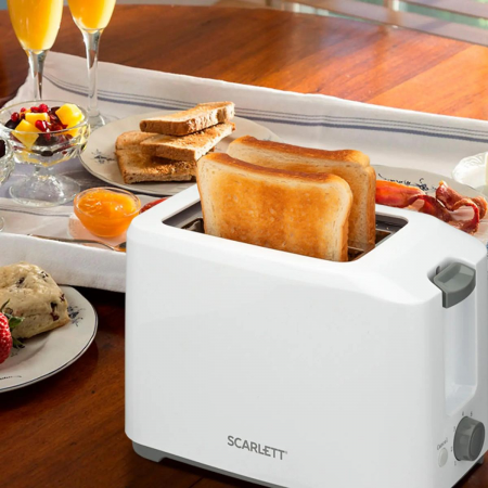 Тостер Scarlett SC-TM11019 700Вт белый, фото , изображение 3