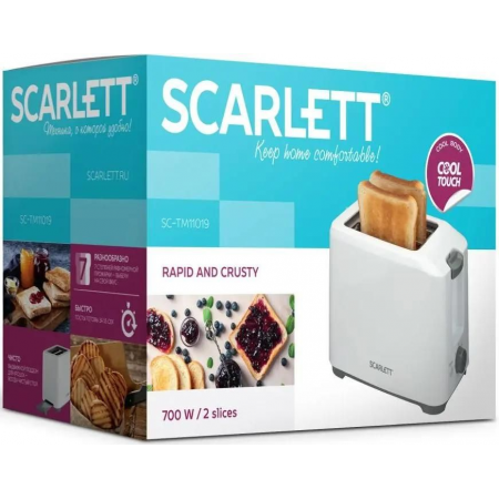 Тостер Scarlett SC-TM11019 700Вт белый, фото , изображение 6