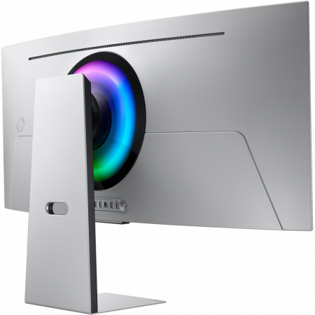 Монитор Samsung Odyssey OLED G8 серебристый S34DG852SI, 34 3440x1440, OLED, 175Hz, HDMIx2+DP+USB-C, curved, Smart, фото , изображение 5