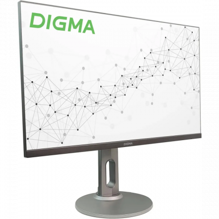 Монитор 27 Digma Progress 27P705Q IPS 2560x1440, 75 Гц, 5 мс, 16:9, 300 кд/м2, 2xHDMI, 1xDP, выход на наушники, черный/серебристый, фото , изображение 2