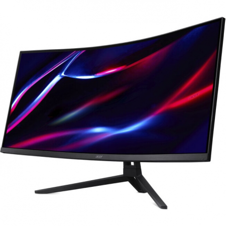 Монитор 34 Acer ED343CURHbmiippx VA 3440x1440, 100 Гц, 4 мс, 21:9, 300 кд/м2, 2xHDMI, 1xDisplayPort, изогнутый, черный, фото , изображение 3