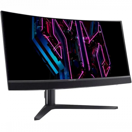 Монитор 34 Acer Predator X34Vbmiiphuzx OLED 3440x1440, 175 Гц, 0.1 мс, 21:9, 250 кд/м2, 2хHDMI, 1хDP, USB-C, изогнутый, черный, фото , изображение 2