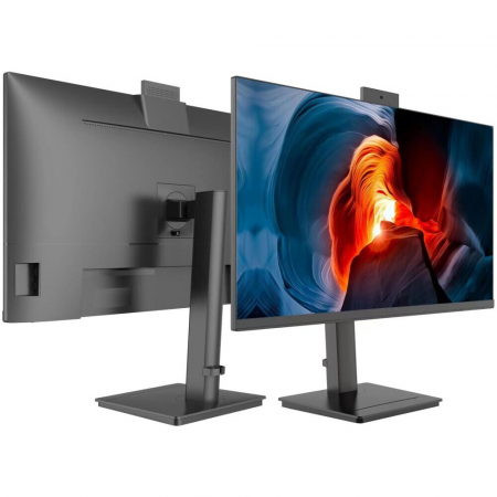 Монитор 27 NPC MF2712-B IPS 1920x1080, 100 Гц, 4 мс, 16:9, 300 кд/м2, 1хHDMI, 1хDP, 1хVGA, выход на наушники, 3xUSB 3.2 Gen 1 Type-A, черный, фото , изображение 4
