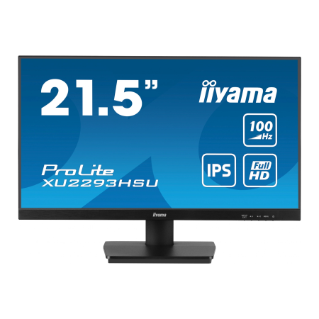 Монитор Iiyama 21.5 ProLite XU2293HSU-B6 черный IPS LED 1ms 16:9 HDMI M/M матовая 250cd 178гр/178гр 1920x1080 100Hz DP FHD USB 2.6кг, фото 