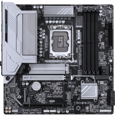 Материнская плата Gigabyte B860M GAMING X WIFI6E Soc-1851 Intel B860 4xDDR5 mATX AC`97 8ch(7.1) 2.5Gg RAID+HDMI+DP, фото 