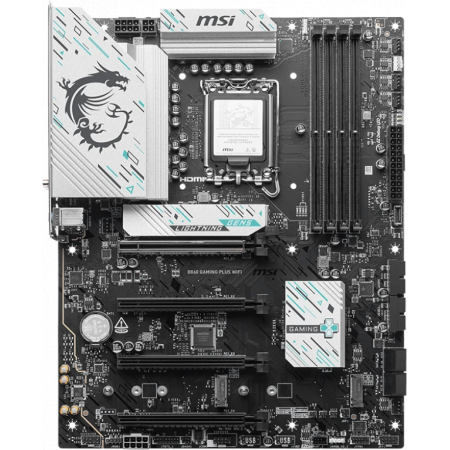 Материнская плата MSI B860M GAMING PLUS WIFI Soc-1851 Intel B860 4xDDR5 mATX AC`97 8ch(7.1) 5Gigabit RAID+HDMI+DP, фото 