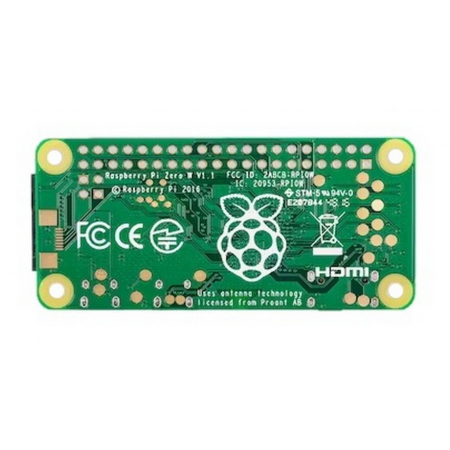 Одноплатный компьютер Raspberry Pi Raspberry Pi Zero W 1GHz single-core CPU, 512MB RAM, Mini HDMI port, Micro USB OTG port, Micro USB power, HAT-compatible 40-pin header, Composite video and reset headers,  CSI camera connector, 802.11 b/g/n wireless LAN(, фото , изображение 3