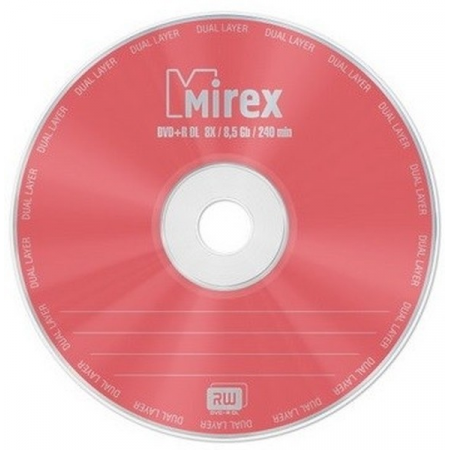 Диск DVD+R Mirex 8.5 Gb, 8x, Slim Case (1), Dual Layer (1/50), фото , изображение 2