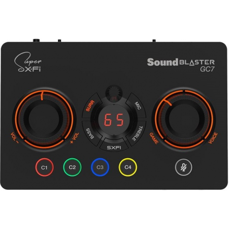 Звуковая карта Creative USB Sound BlasterX GC7 (Super X-Fi Ultra DSP) 7.1 Ret, фото 