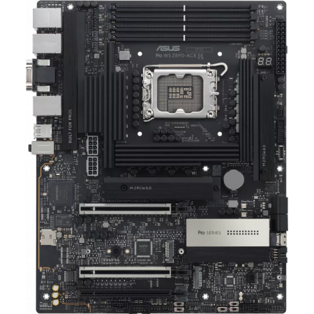 Материнская плата ASUS PRO WS Z890-ACE SE LGA1851 ATX 4хDDR5 3xPCIEx16 4xM.2 Thunderbolt USB-C HDMI 2.5GLAN 10GLAN, фото 