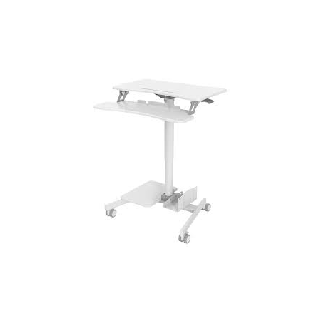 Стол для ноутбука Cactus VM-FDS108 столешница МДФ белый 71x39.2x110см (CS-FDS108WWT), фото 