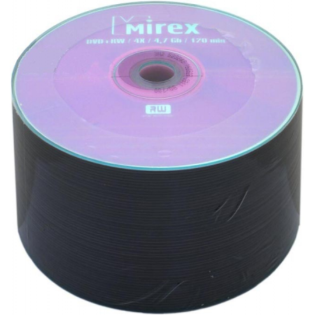 Диск DVD+RW Mirex 4.7 Gb, 4x, Shrink (50), (50/500), фото 