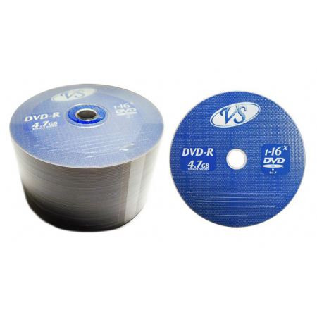 Диск DVD+R VS 4.7 Gb, 16x, Bulk (50), (50/600), фото 