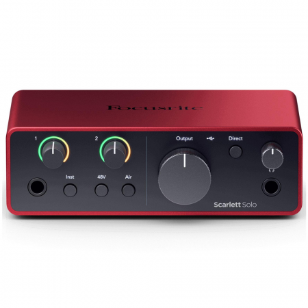 Внешняя звуковая карта  Focusrite Scarlett Solo 4th Gen, фото 