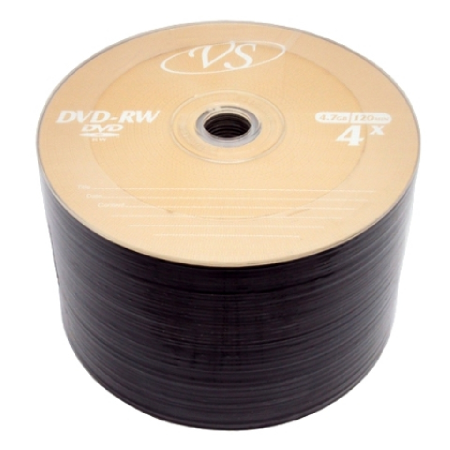 Диск DVD-RW VS 4.7 Gb, 4x, Bulk (50), (50/600)., фото 