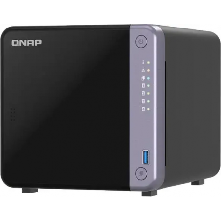 Сетевое хранилище NAS Qnap TS-432X-4G 4-bay настольный Alpine AL-524, фото 