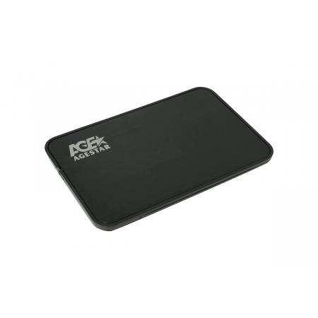 Внешний корпус для HDD AgeStar SUB2A8 SATA пластик/сталь черный 2.5, фото 