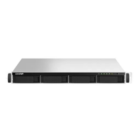 Сетевое хранилище SMB QNAP TS-464U-RP-8G NAS 4 HDD trays, rackmount 1U, 2 PSU. 4-core Intel Celeron N5105/N5095 2.0-2.9 GHz, 8 GB RAM MAX, 2x2.5 Gigabit Ethernet, 4xUSB, 1xHDMI . PCIe Gen 3 x2 , W/o rail kit RAIL-B02, фото 