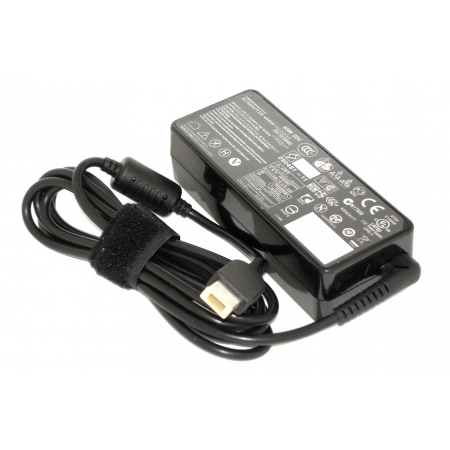 Блок питания (сетевой адаптер) для ноутбуков Lenovo 20V 3.25A 65W Rectangle (прямоугольный), фото 