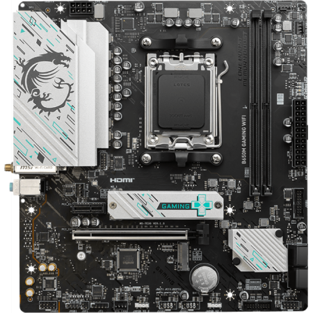 Материнская плата MSI B650M GAMING WIFI SocketAM5 AMD B650 2xDDR5 mATX AC`97 8ch(7.1) 2.5Gg RAID+VGA+HDMI+DP, фото 