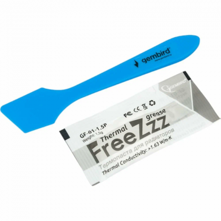 Термопаста Gembird FreeZzz GF-01-1.5P для радиаторов, 1,5гр, пакет, фото 