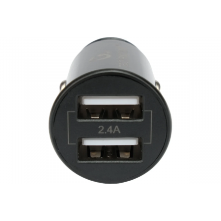 Автомобильное зарядное устройство Cablexpert MP3A-UC-CAR21, 12Вт, 2 порта USB, фото 