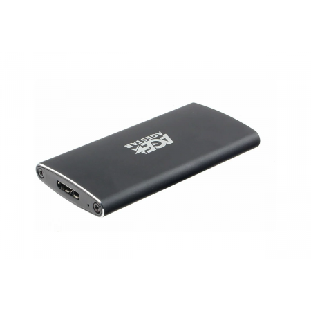 USB 3.0 Внешний корпус mSATA AgeStar 3UBMS2 (BLACK), алюминий, черный, фото 