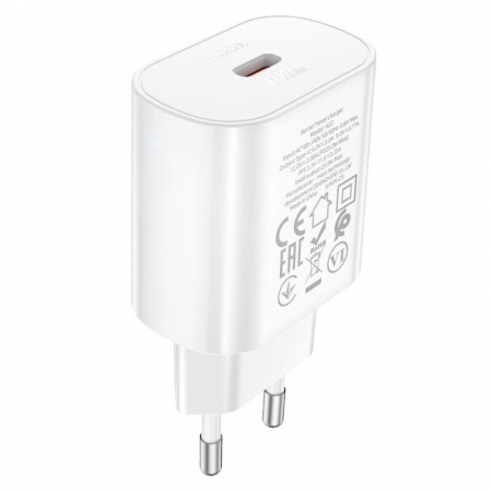 Сетевое зар./устр. Hoco N22 25W (PD+QC+AFC) USB Type-C универсальное белый, фото 