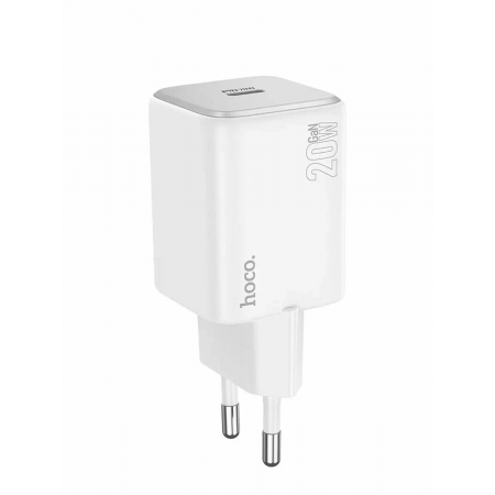 Сетевое зарядное устройство Hoco N41 Almighty White 20W 3A (PD+QC+AFC) универсальное белый, фото 