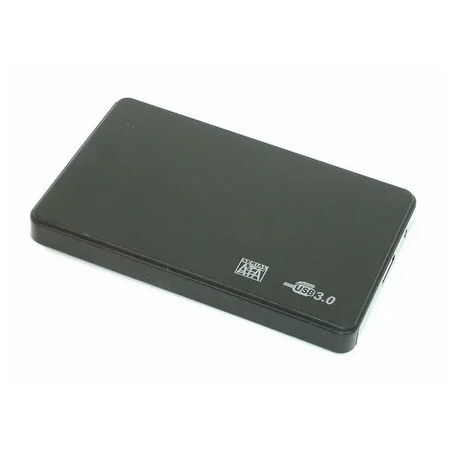 Бокс для жесткого диска 2,5 пластиковый USB 3.0 DM-2508 черный, фото 