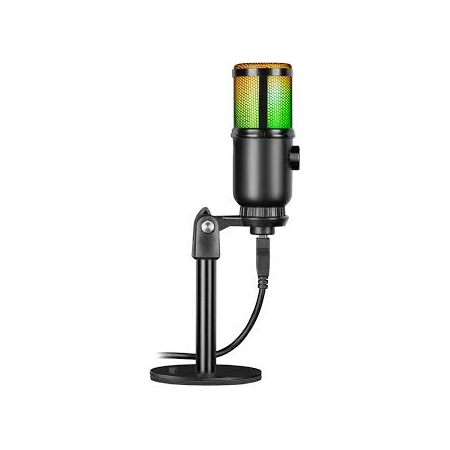 Игровой стрим микрофон Defender Glow GMC 400 USB, провод 1.3 м (64640), фото 