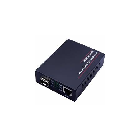 Медиаконвертер FiberTrade FT-MC-SFP из 10/100/1000 BASE-T (RJ45) в 100/1000Base-FX (SFP), фото 