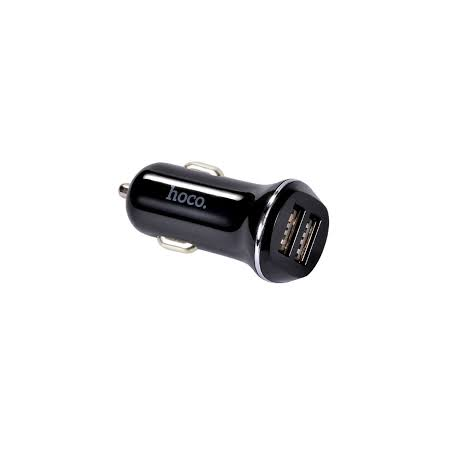 Автомобильная зарядка HOCO Z1 2xUSB, 2.1A, 11W, черный, фото 