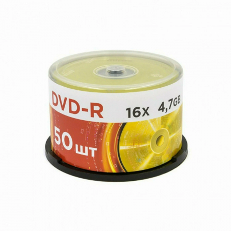 Диск DVD-R Mirex 4.7 Gb, 16x, Cake Box (50), (50/300), фото 