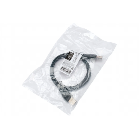 Кабель USB2.0 Cablexpert CC-USB2-AMAM-1M, AM/AM, экран, 28/26AWG, медь, Pro, 1м, черный, пакет, фото  Кабель USB2.0 Cablexpert CC-USB2-AMAM-1M, AM/AM, экран, 28/26AWG, медь, Pro, 1м, черный, пакет, фото