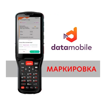 Неискл. право на исп-ие ПО DataMobile Модуль Маркировка для DataMobile подп.1г. (DMMODULMARK12M), фото 