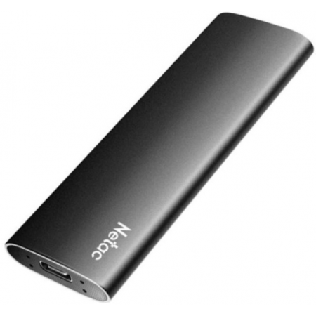 Внешний SSD накопитель Netac 1.0Tb Z SLIM  (USB3.2, up to 520/480MBs, 100х29.5х9mm, Black), фото 