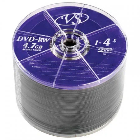 DVD-RW VS 4,7 GB 4x Bulk/50, фото 