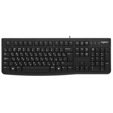 Проводная: Logitech K120 Black USB RTL, фото 