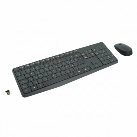 Беспроводной: Logitech Wireless Desktop MK235 Grey Retail, фото 