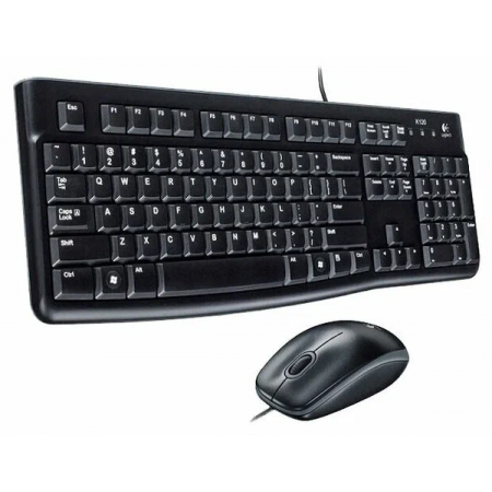 Проводной: Logitech Desktop MK120 Комплект клавиатура + мышь, фото 