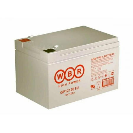 Storage battery: WBR GP 12120 F2 (12V, 12Ah), фото 