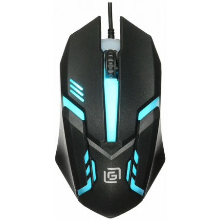 Проводная: Oklick 396M INSOMNIA черный оптическая (1000dpi) USB (3but), фото 