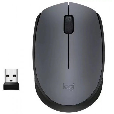 Беспроводная: Logitech M170 Wireless Mouse Black, фото 