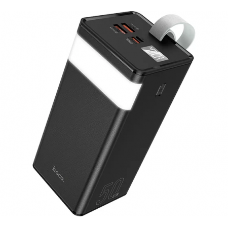 Портативный аккумулятор Hoco J86A 50000mAh, 3A, черный (59238), фото  Портативный аккумулятор Hoco J86A 50000mAh, 3A, черный (59238), фото