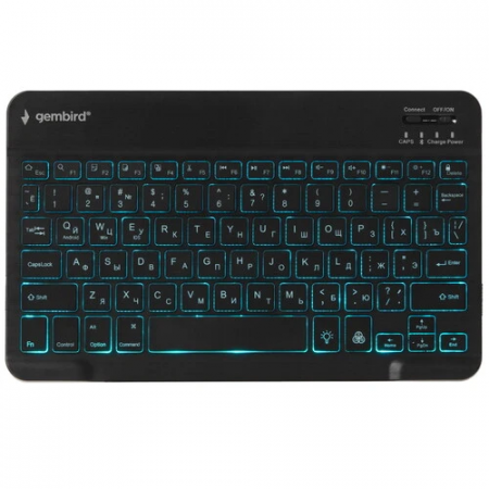 Клавиатура беспроводная Gembird KBW-4N, 78 кл., Bluetooth, ножн.тип клавиш, ультратонкая, фото 